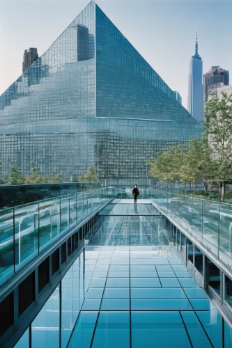 glass facade,glass building,glass facades,structural glass,glass wall,water cube,reflecting pool,glass pyramid,glass blocks,water wall,glass panes,battery park,aqua studio,futuristic art museum,safety glass,futuristic architecture,9 11 memorial,1wtc,1 wtc,office buildings,Photography,Black and white photography,Black and White Photography 06