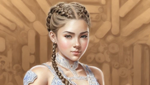 braid,braids,french braid,braiding,celtic queen,miss circassian,braided,victorian lady,jessamine,girl in a historic way,artificial hair integrations,colored pencil background,fantasy portrait,portrait background,fantasy art,updo,photo painting,world digital painting,princess' earring,antique background,Design Sketch,Design Sketch,Character Sketch