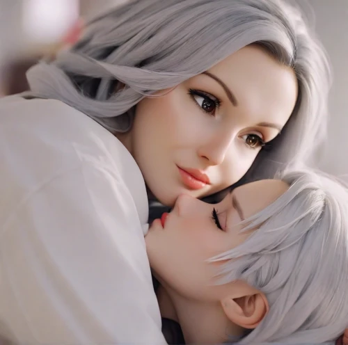 realdoll,tender,porcelain dolls,couple goal,reizei,tiber riven,kimjongilia,beautiful couple,mother kiss,cosplay image,smooch,mother and father,melt,loving couple sunrise,mom and dad,cuddle,hug,capricorn mother and child,eternal snow,the sweetness