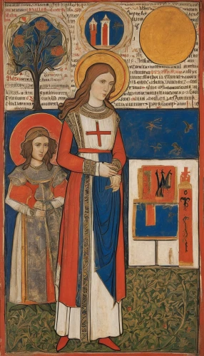 medicine icon,holy family,joan of arc,the order of cistercians,the annunciation,st george,the prophet mary,st martin's day,the angel with the veronica veil,the angel with the cross,vestment,st jacobus,the middle ages,bellini,contemporary witnesses,saint nicholias,parchment,middle ages,procession,jesus in the arms of mary,Illustration,Realistic Fantasy,Realistic Fantasy 42