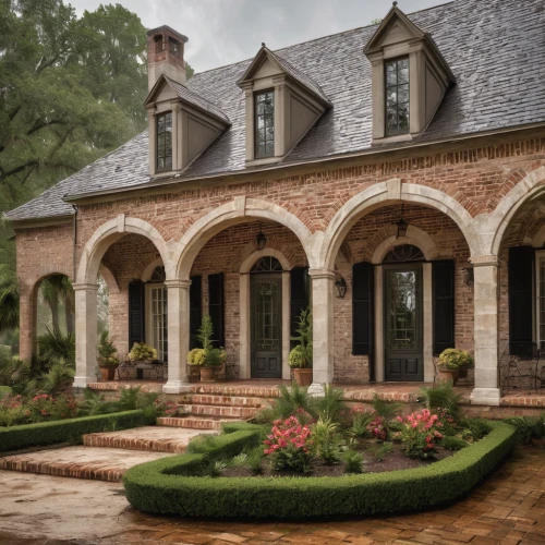 country estate,luxury home,beautiful home,brick house,country house,garden elevation,clay house,pool house,luxury property,mansion,clay tile,bendemeer estates,private house,stone house,architectural style,exterior decoration,stonework,landscape designers sydney,classical architecture,french windows