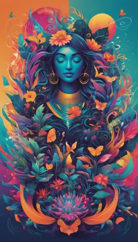 yogananda,mantra om,yogananda guru,psychedelic art,shiva,pachamama,mermaid vectors,radha,lakshmi,krishna,ayurveda,indigo,aura,ganesha,hindu,kahila garland-lily,avatar,the festival of colors,janmastami,chakra,Illustration,Paper based,Paper Based 04