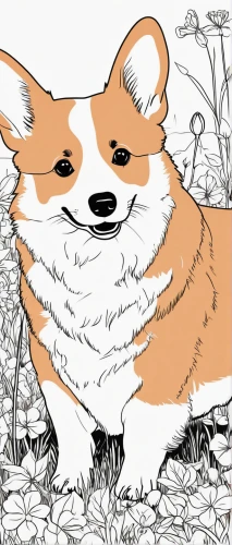 a fox,child fox,cute fox,garden-fox tail,fox,red panda,adorable fox,corgi,little fox,welschcorgi,fox stacked animals,corgis,dogecoin,the pembroke welsh corgi,foxes,firefox,line art animals,shiba,sand fox,akita inu,Illustration,Black and White,Black and White 04