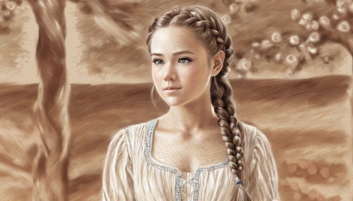 braid,braiding,braids,woman of straw,katniss,celtic queen,sarah walker,french braid,colored pencil background,photo painting,braided,girl in a historic way,oil painting on canvas,blonde woman,oil painting,jessamine,art painting,young girl,portrait background,girl in a long,Design Sketch,Design Sketch,Character Sketch