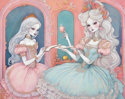 cinderella,doll kitchen,porcelain dolls,fairytale characters,doll looking in mirror,princesses,fairy tale character,tea party,doll's festival,joint dolls,alice in wonderland,rococo,tea party collection,vintage fairies,fairy tale,alice,fashion dolls,ballerinas,children's fairy tale,designer dolls,Conceptual Art,Fantasy,Fantasy 24