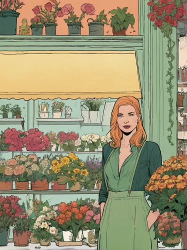 flower shop,background ivy,florist,flower stand,greenhouse,holding flowers,florist ca,greenhouse cover,florists,flower booth,girl in flowers,greengrocer,farmer's market,grocer,cartoon flowers,with a bouquet of flowers,farmers market,florist gayfeather,flowerbox,ivy,Illustration,Vector,Vector 04