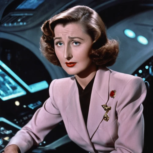 ingrid bergman,greer garson-hollywood,packard patrician,women in technology,atomic age,andromeda,joan crawford-hollywood,night administrator,saucer,lost in space,1940 women,star mother,mercury,data retention,female hollywood actress,lockheed,wearables,retro women,uss voyager,elizabeth ii,Conceptual Art,Sci-Fi,Sci-Fi 13