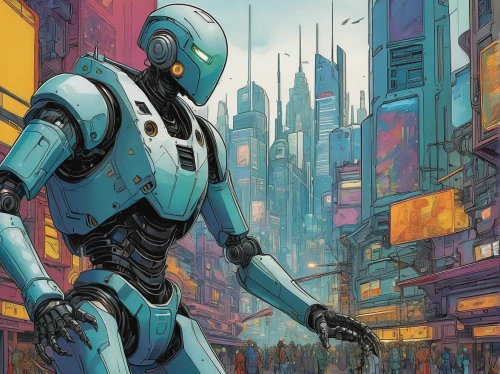 robotic,robotics,robots,sci fiction illustration,robot,cybernetics,industrial robot,cyberpunk,mech,mecha,automation,dystopia,droid,tau,scifi,sci - fi,sci-fi,sci fi,robot combat,bot,Illustration,Realistic Fantasy,Realistic Fantasy 04