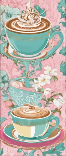 tea cups,teacups,teacup,floral with cappuccino,teacup arrangement,tea cup,tea party collection,cup and saucer,vintage tea cup,chinaware,coffee tea illustration,coffee background,vintage china,chinese teacup,porcelain tea cup,tea ware,tea set,dishware,tea service,cupcake background,Conceptual Art,Fantasy,Fantasy 24