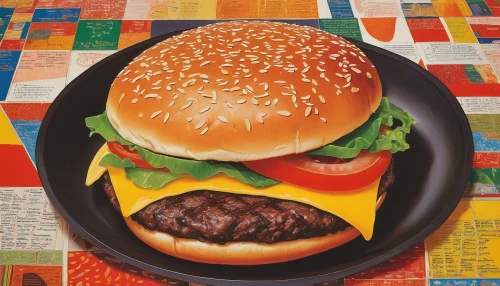 hamburger plate,hamburger,burguer,burger,oil painting on canvas,cheeseburger,big hamburger,cheese burger,buffalo burger,veggie burger,painted grilled,hamburgers,burgers,oil on canvas,hamburger set,cemita,burger king premium burgers,the burger,gator burger,classic burger,Conceptual Art,Daily,Daily 26