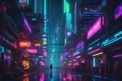 cyberpunk,shinjuku,tokyo city,tokyo,colorful city,taipei,shanghai,hong kong,vapor,neon arrows,shibuya,osaka,metropolis,neon,neon lights,neon coffee,bangkok,kowloon,urban,hanoi,Conceptual Art,Sci-Fi,Sci-Fi 26