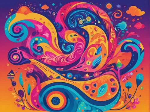 colorful spiral,swirls,coral swirl,colorful foil background,psychedelic art,paisley digital background,colorful doodle,swirl,octopus vector graphic,mermaid vectors,heart swirls,colorful tree of life,spiral background,paisley pattern,psychedelic,abstract multicolor,whirlpool pattern,rainbow waves,swirling,mermaid background,Conceptual Art,Oil color,Oil Color 23