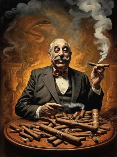 smoking man,pipe smoking,cigar,smoking cigar,cigars,cigar tobacco,brown cigarettes,tobacco,cuban cigar,bellow's smoker,tobacco pipe,black businessman,smoking pipe,el salvador dali,beekeeper's smoker,tobacco products,smoke art,smoking cessation,smoker,winemaker,Illustration,Realistic Fantasy,Realistic Fantasy 40