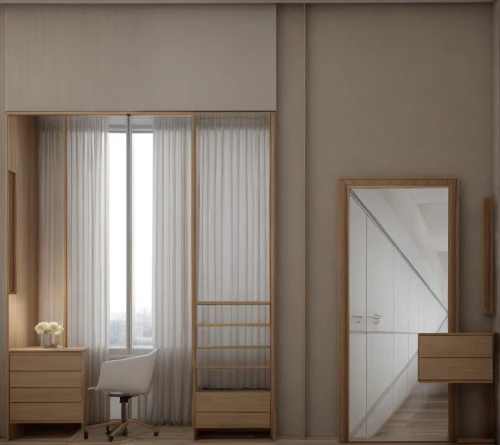 room divider,bedroom,japanese-style room,modern room,canopy bed,3d rendering,children's bedroom,window blind,render,bedroom window,guest room,sleeping room,wooden mockup,baby room,3d render,wooden windows,apartment,room newborn,window blinds,modern minimalist bathroom,Interior Design,Bedroom,Modern,Asian Modern Urban