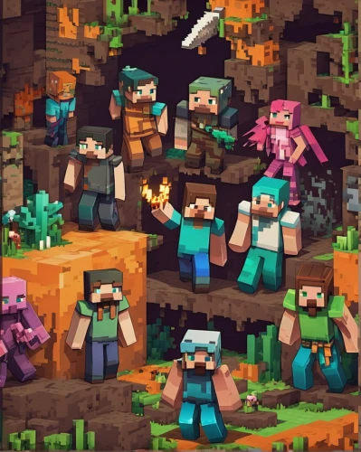 villagers,forest workers,miners,miner,dwarves,guards of the canyon,meteora,ravine,farm pack,chasm,workers,cave tour,tileable patchwork,gemswurz,fairy village,cube background,farmers,dwarfs,vendors,gold mining,Unique,Pixel,Pixel 03