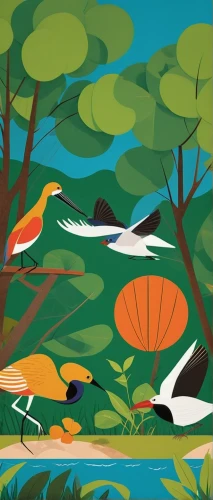 lotus pond,tropical birds,migratory birds,waterfowls,water birds,lily pond,bird kingdom,bird bird kingdom,wetland,grey crowned cranes,flower and bird illustration,herons,animal kingdom,lilly pond,wetlands,eastern crowned crane,koi pond,lotus on pond,shorebirds resting,bird illustration,Illustration,Vector,Vector 13