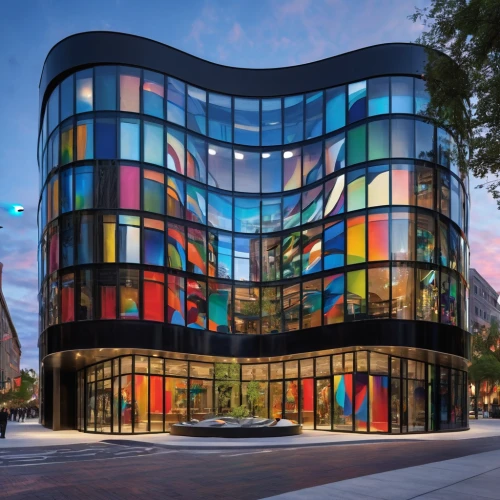colorful facade,glass facade,glass facades,hotel w barcelona,cube house,glass building,colorful glass,hotel barcelona city and coast,multistoreyed,modern architecture,mixed-use,music conservatory,facade panels,futuristic art museum,walt disney center,home of apple,cubic house,new building,artscience museum,glass blocks,Photography,General,Natural
