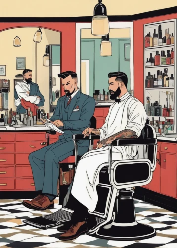 barber shop,barbershop,barber,the long-hair cutter,barber chair,hairdresser,apothecary,salon,pomade,hairstylist,hairdressing,vintage illustration,hairdressers,beauty salon,hair dresser,management of hair loss,soda shop,hairstyler,retro 1950's clip art,appointment,Illustration,Vector,Vector 03
