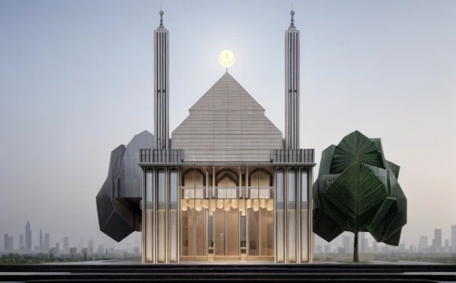 temple fade,sharjah,black church,angel moroni,church faith,build by mirza golam pir,al nahyan grand mosque,wooden church,mausoleum,islamic architectural,house of prayer,forest chapel,mortuary temple,church of christ,gothic church,russian pyramid,church religion,holy place,the black church,church of jesus christ,Architecture,Small Public Buildings,Modern,Natural Sustainability