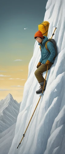 ski mountaineering,mountaineer,mountain guide,gnome skiing,ski touring,skier,skiing,skiers,cable skiing,mountain climber,ice climbing,alpine climbing,mountaineering,ski pole,alpine skiing,alpine crossing,backcountry skiiing,cross-country skiing,ski race,mountaineers,Illustration,Abstract Fantasy,Abstract Fantasy 17