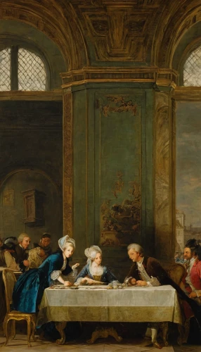 children studying,dining table,partiture,the dining board,dining room,school of athens,bougereau,colomba di pasqua,breakfast table,woman holding pie,dinner party,barberini,dining,the conference,apéritif,table,last supper,breakfast room,food table,kitchen table,Art,Classical Oil Painting,Classical Oil Painting 35