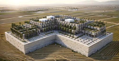 monastery israel,solar cell base,celsus library,genesis land in jerusalem,eco-construction,cube stilt houses,wine-growing area,wine growing,building valley,chinese architecture,eco hotel,qasr al watan,building honeycomb,caravansary,largest hotel in dubai,alhambra,ancient city,archidaily,maze,caravanserai,Architecture,Large Public Buildings,Masterpiece,Minimalist Modernism