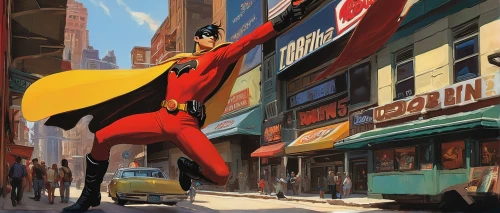 red robin,superman,postman,red cape,red super hero,comic hero,super man,celebration cape,caped,superhero background,wonder,superhero,daredevil,pedestrian,a pedestrian,robin,super hero,captain marvel,red hood,wonder woman city,Conceptual Art,Oil color,Oil Color 04