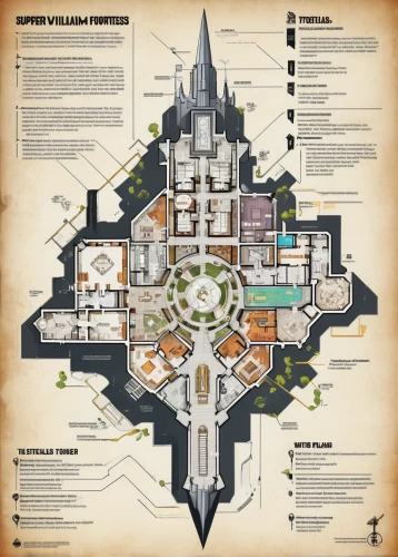 millenium falcon,massively multiplayer online role-playing game,medieval architecture,district 9,tabletop game,vector infographic,hogwarts,town planning,kirrarchitecture,castle of the corvin,cartography,industries,peter-pavel's fortress,panopticon,spatialship,demolition map,plan steam,federation,imperial shores,the disneyland resort,Unique,Design,Infographics
