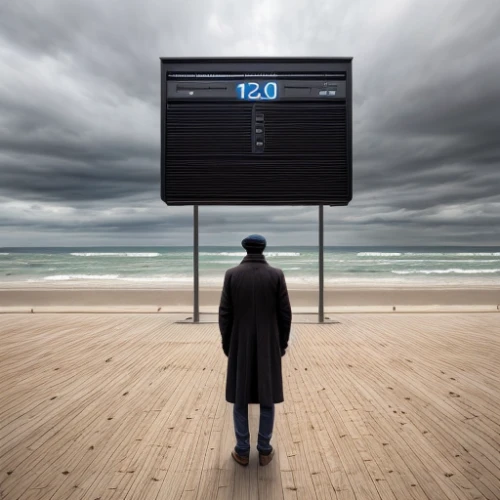 klaus rinke's time field,conceptual photography,man at the sea,wind finder,analog television,time and attendance,electronic signage,bus shelters,andreas cross,weatherman,dialogue window,barebone computer,big data,temperature display,bus stop,display advertising,number field,alex andersee,temperature controller,plasma tv,Realistic,Foods,None