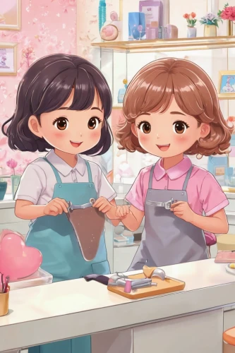 doll kitchen,kitchen shop,cooking show,star kitchen,bakery,pastry shop,cake shop,cooking chocolate,baking equipments,baking cookies,ice cream shop,baking,together cleaning the house,donut illustration,chefs,big kitchen,kitchen,cooking,baking bread,cookery,Illustration,Japanese style,Japanese Style 01