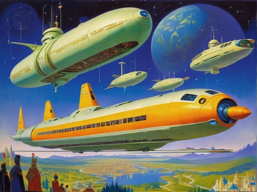 airships,starship,airship,satellite express,space tourism,space ships,zeppelins,galaxy express,spaceships,supersonic transport,spaceplane,science fiction,air ship,zeppelin,science-fiction,space ship,sci fiction illustration,flying saucer,sci fi,air transport,Art,Classical Oil Painting,Classical Oil Painting 27