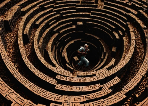 sewer pipes,manhole,drainage pipes,underground cables,steel casing pipe,storm drain,concrete pipe,brick-kiln,excavation,labyrinth,concentric,panopticon,drainage,catacombs,manhole cover,sanitary sewer,canal tunnel,the aztec calendar,charcoal kiln,basket weaver,Illustration,Retro,Retro 02