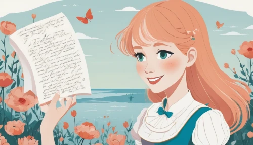 love letter,a letter,jane austen,book illustration,song book,my love letter,love letters,fairy tale character,flower and bird illustration,letter,girl studying,letter i,girl with speech bubble,musical paper,paper scroll,learn to write,rose flower illustration,child's diary,journal,writing-book,Illustration,Japanese style,Japanese Style 06