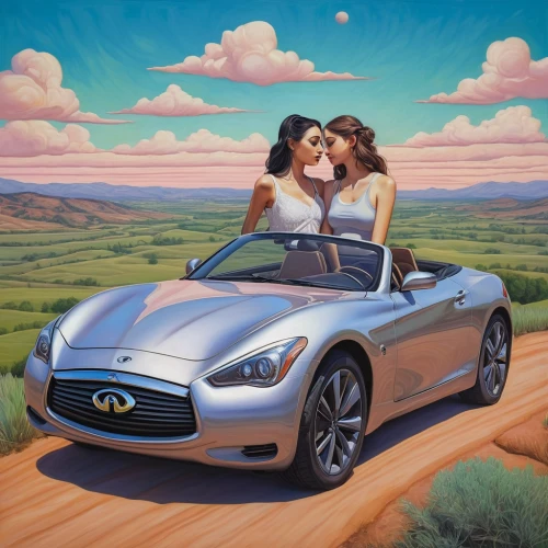 infiniti,convertible,honeymoon,desert safari,dogecoin,album cover,cabriolet,cabrio,roadtrip,infiniti g,audi cabriolet,luxury vehicle,q30,rental car,wedding car,road trip,mazda mx-5,z4,open road,family car,Conceptual Art,Daily,Daily 15