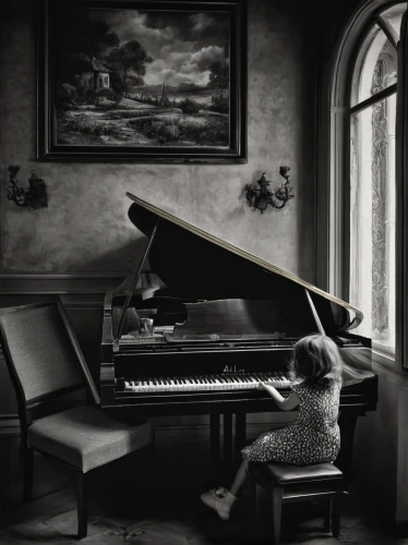 piano lesson,the piano,piano player,pianist,steinway,grand piano,concerto for piano,play piano,piano,pianos,woman playing,fortepiano,pianet,spinet,piano notes,piano keyboard,chopin,composing,piano books,jazz pianist,Photography,Black and white photography,Black and White Photography 02