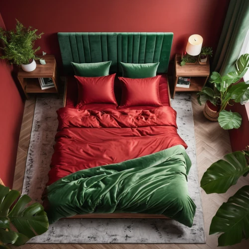 red and green,red green,duvet cover,bedding,greed,bed linen,canopy bed,sofa bed,futon pad,bed,bed in the cornfield,pine green,green living,sleeping pad,duvet,guestroom,futon,christmas colors,comforter,chaise longue,Photography,General,Natural