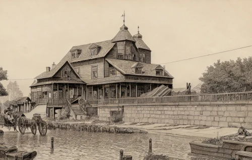 1900s,july 1888,boat house,stilt house,1905,wooden houses,toll house,ferry house,1906,dutch mill,fisherman's house,stilt houses,model house,old railway station,house of the sea,wooden house,old station,boathouse,rathauskeller,henry g marquand house,Art sketch,Art sketch,Traditional