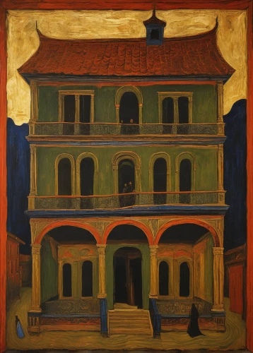 tenement,town house,old town house,woman house,khokhloma painting,half-timbered,monastery of santa maria delle grazie,dürer house,half-timbered houses,apartment house,half-timbered house,facade painting,house with caryatids,house hevelius,hacienda,house painting,villa,orlovsky,chilehaus,old house,Art,Classical Oil Painting,Classical Oil Painting 30