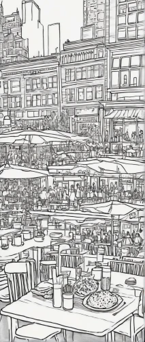 food line art,grilled food sketches,restaurants,new york restaurant,retro diner,a restaurant,meatpacking district,paris cafe,diner,the coffee shop,office line art,oktoberfest background,beach restaurant,docks,food court,ship yard,coloring page,fish market,outdoor dining,bistrot,Illustration,Children,Children 06