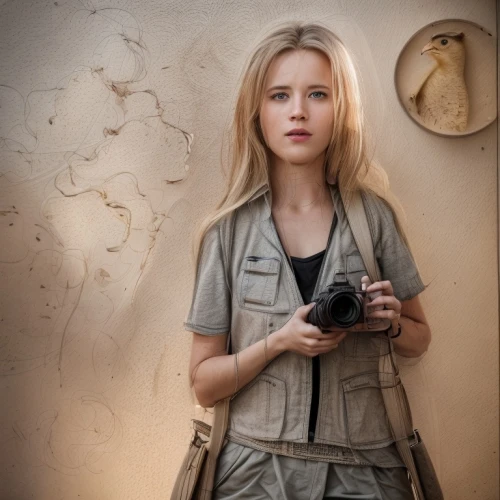 the blonde photographer,newt,katniss,district 9,a girl with a camera,dove,piper,love dove,girl with gun,insurgent,war correspondent,lost in war,girl with a gun,capture desert,camera,warsaw uprising,portrait photographers,female hollywood actress,white bird,clementine,Common,Common,Photography