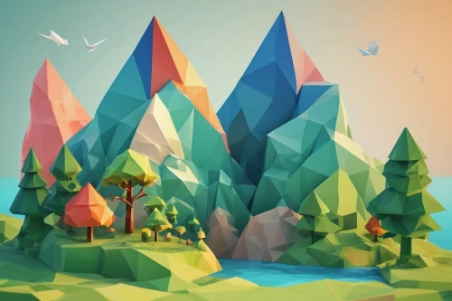 low poly,low-poly,mountain world,triangles background,polygonal,low poly coffee,campsite,mountains,cartoon forest,mushroom landscape,fairy forest,forest background,forests,mountain scene,mountain slope,mountain settlement,mountain,landscape background,fairy village,the forests,Unique,3D,Low Poly