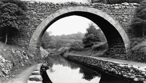 canal tunnel,stone bridge,bridge arch,tied-arch bridge,stone arch,arch bridge,aqueduct,gapstow bridge,chapel bridge,old bridge,hangman's bridge,round arch,three centered arch,devil's bridge,el arco,semi circle arch,pont saint-bénézet,wall tunnel,viola bridge,tunnel,Illustration,Black and White,Black and White 28