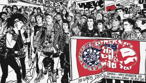 ramones,cd cover,punk design,party banner,punk,no war,may day,riot,flag day (usa),overthrow,protest,cover,40 years of the 20th century,puroresu,rock music,barbwire,revolution,record store,ac dc,rock concert,Illustration,American Style,American Style 14