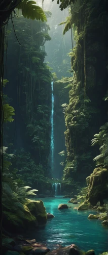 green waterfall,fantasy landscape,waterfall,ash falls,a small waterfall,waterfalls,underwater oasis,canyon,falls,waterscape,water scape,mountain spring,water fall,rainforest,ravine,water falls,forest landscape,forest,brown waterfall,emerald sea,Photography,Documentary Photography,Documentary Photography 16