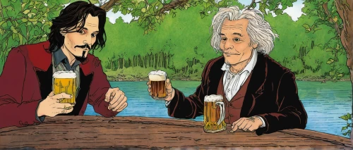 immerwurzel,glasses of beer,two types of beer,beer,beers,a pint,fädelspiel,prost,küppersbusch,pint,drinking party,drinking,märzenbecher,beer garden,the production of the beer,beer match,i love beer,wheat beer,drinking establishment,refreshment,Illustration,Realistic Fantasy,Realistic Fantasy 04