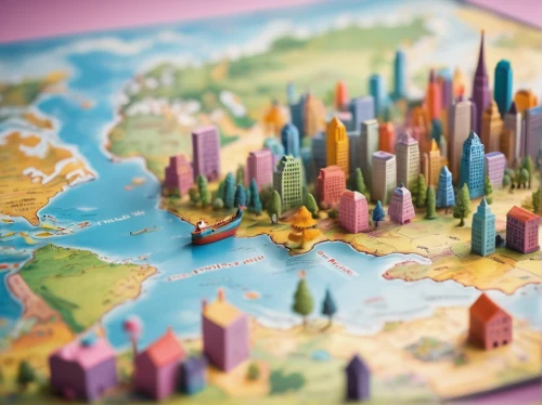 metropolises,city cities,board game,risk,cartography,pandemic,cities,continent,tilt shift,tabletop game,the continent,playmat,fantasy city,continents,map world,3d mockup,risk joy,city blocks,jigsaw puzzle,world map,Unique,3D,Toy