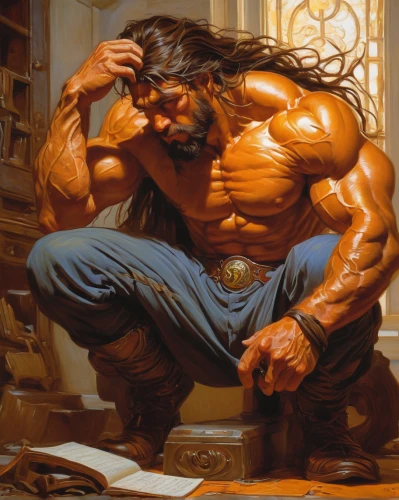 man praying,muscular build,triceps,the thinker,hercules,heroic fantasy,narcissus,muscular,bodybuilding,craftsman,narcissus of the poets,minotaur,boy praying,hercules winner,muscle icon,cain,body-building,body building,sculptor,thinker,Illustration,Realistic Fantasy,Realistic Fantasy 03