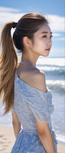 beach background,artificial hair integrations,management of hair loss,girl in a long dress from the back,girl on the dune,fluttering hair,ponytail,sea breeze,smooth hair,girl walking away,asian semi-longhair,girl in a long,wind wave,image manipulation,shoulder length,photographic background,female model,mermaid background,pony tail,girl in a long dress,Photography,General,Natural