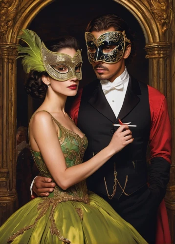 masquerade,venetian mask,the carnival of venice,masque,with the mask,blindfold,masks,blindfolded,golden mask,romantic portrait,masked,gold mask,anonymous mask,vintage man and woman,romance novel,mask,masked man,photomanipulation,without the mask,orientalism,Photography,Documentary Photography,Documentary Photography 33