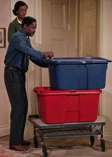 oddcouple,homeownership,attache case,baggage,storage basket,two-handled sauceboat,movers,waste bins,courier box,recycling bin,moving boxes,blue pushcart,home ownership,handcart,bin,trash cans,container drums,garbage can,garbage cans,water tray,Art,Artistic Painting,Artistic Painting 47